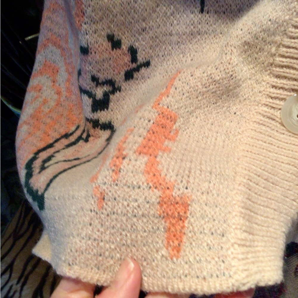 NEW Boho peach 🍑 Magnolia cardigan - Picture 6 of 10